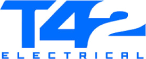 t42 logo blue
